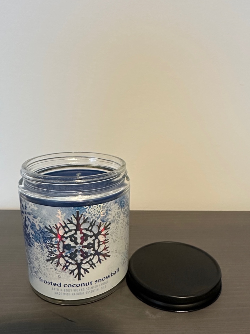 ❄️ Bath & Body Works Frosted Coconut Snowball Single Wick Candle